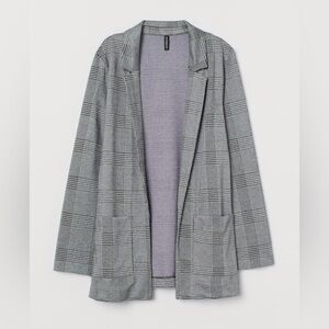 NWT H & M JERSEY JACKET BLAZER SIZE MEDIUM